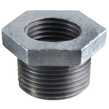 511-931HN Galvanized Pipe Fitting, Hex Bushing, 1/2 x 1/4-In. - Quantity 1