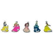 Cartoon Princesses Enamel Metal Charms Set of 5