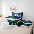 thumbnail image 6 of Erosebridal Football Sport Games 7 Pieces Bedding Comforter Set,Cartoon Soccer Court Print Full Bedding Set For Kids Boys,Reversible, 6 of 7