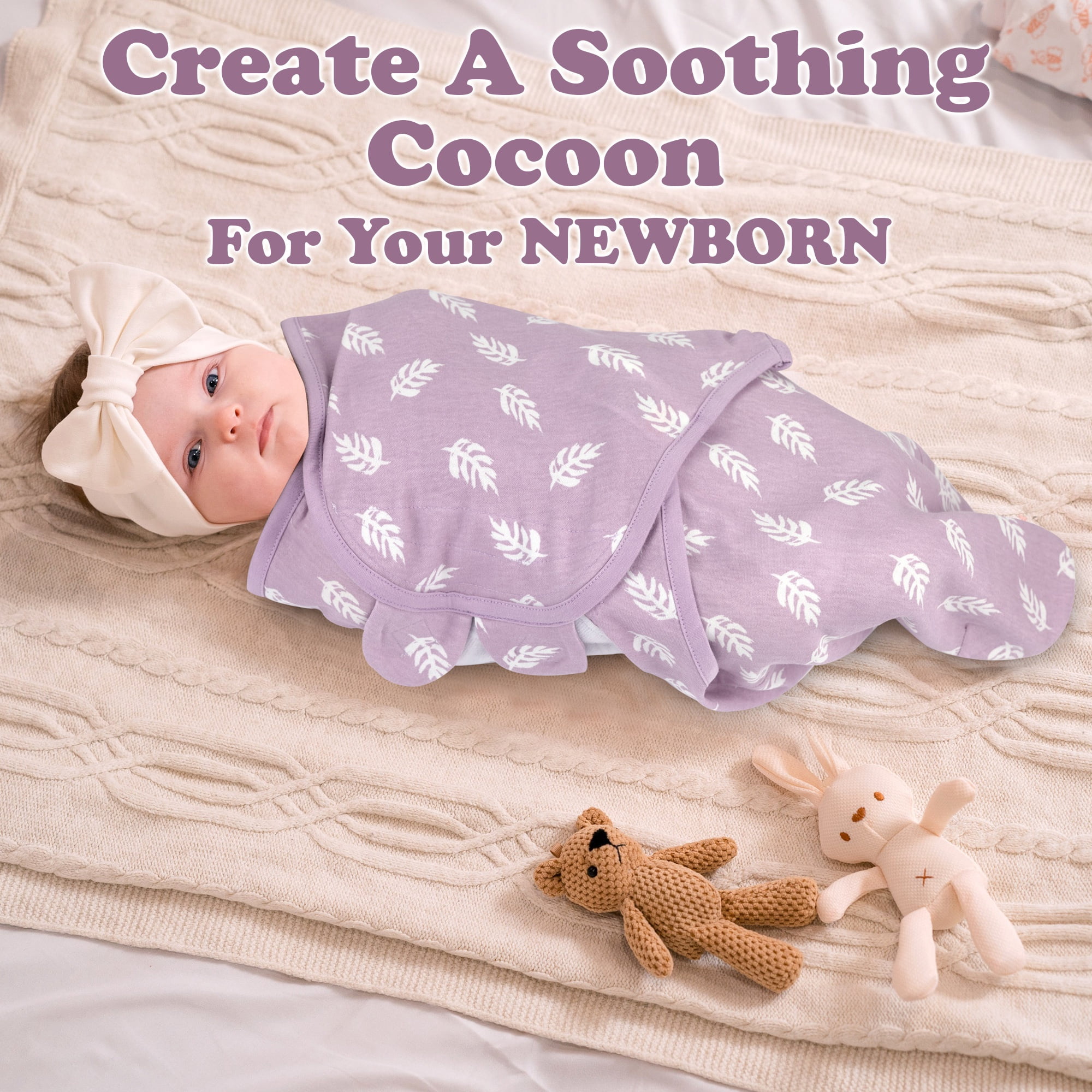 Bublo Baby Swaddles for Newborns 0–3 Months, Organic Cotton Baby Swaddle Blanket, Infant Swaddle Sack, Baby Swaddles 0–3 Months, Newborn Sleep Sacks, Baby Blanket Sleep Sack for Baby Boys & Girls