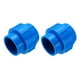 thumbnail image 1 of Uxcell 2Pcs 1.5" Unión Acoplamiento Accesorio de Tubo (Enchufe x Enchufe) Adaptador de Unión Deslizante Schedule 40, O-Ring de EPDM, Azul, 1 of 6
