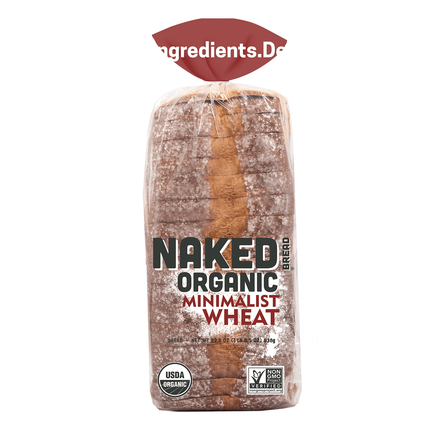 Naked Bread Sliced Organic Minimalist Wheat Sandwich Loaf, 22.5 oz
