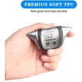 thumbnail image 3 of Key Fob Cover Compatible with Chevrolet Equinox Malibu Trailblazer Traverse Volt Bolt Keychain Case Holder Protector,Gray, 3 of 7
