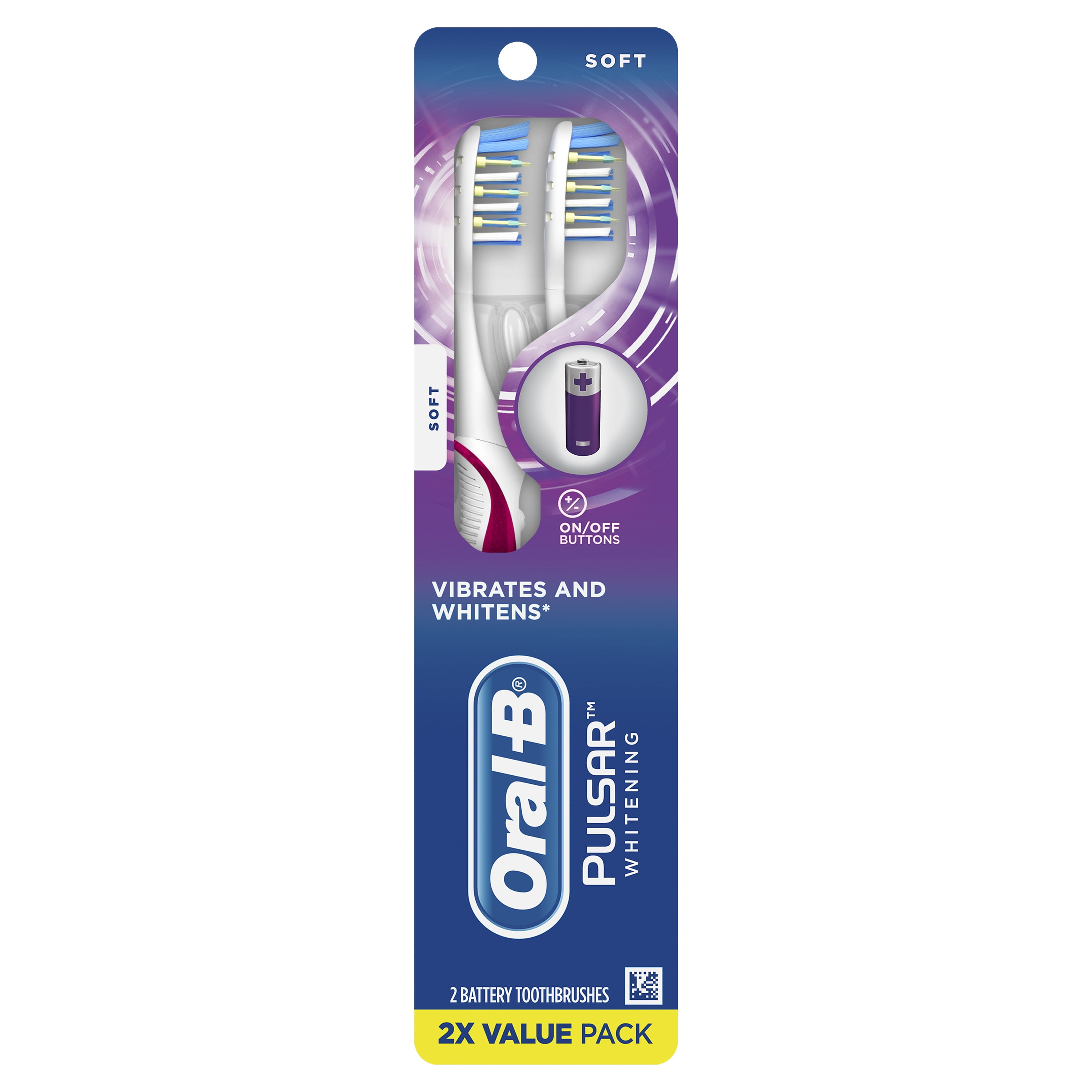 oral b electric toothbrush battery powered
