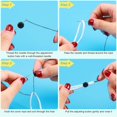 thumbnail image 2 of 100pcs White Sewing Elastic Mask Band With Adjustable Buckle Elastic Ear Loop Strap Earmuff Rope For Mask, 2 of 4