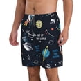 thumbnail image 2 of Naloa Space Men's Beach Shorts, Surfing shorts, Swim trunks, Quick Dry Swim Trunks for Surfing Beach Fun - Large, 2 of 9