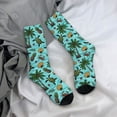 thumbnail image 5 of KLL Pineapple Sea Turtle Print Cool Socks Men's Women's Crew Socks Funny Crazy Novelty Stockings, 5 of 6