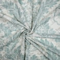 thumbnail image 5 of Damaskus Linen Mist Pinch Pleat Drapery Panel - Pair 20"x144", 5 of 5