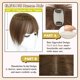 thumbnail image 4 of Toppers ELEVAVE, cobertura 3D 360°, flequillo tenue, cabello humano real, 4 of 6