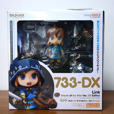 Gprince Breath of Wild Zelda Link Nendoroid 733-DX Action Figure