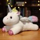 thumbnail image 2 of El juguete de la felpa del animal relleno de encargo enciende para arriba los juguetes luminosos del unicornio de las muñecas del unicornio que brillan intensamente de la noche LED Sincero Hogar, 2 of 6