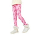 thumbnail image 3 of 2-13Y Kids Girl Stretchy Printed Leggings Thick Winter Warm Fleece Lined Pants, 3 of 10