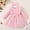 Pink, variant on Swuxness Toddler Girls Princess Dresses Long Sleeve Round Neck Knitted Casual Outfits