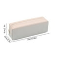 thumbnail image 3 of Mauxuk Premium Pencil Case - Large Capacity PU Leather Pouch with Sturdy Zipper, Multi-Functional Organizer for Office, Travel & Makeup (7.87x1.97x1.57in) - Durable & Waterproof, 3 of 6