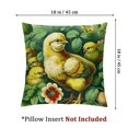 thumbnail image 4 of nygtbtfer Pillow Egg Farmhouse Cushion Case Happy Floral Chick Throw Pillow Covers Spring Square Linen Pillow Case for Sofa Couch Home Bedroom Office Decor White, 4 of 7