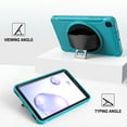thumbnail image 3 of Dteck Case For Samsung Galaxy Tab A 8.4 SM-T307 (2020 Released),Shockproof Three-Layer Heavy Duty Protector Rubber Hybrid Hard Kickstand Cover (no built-in Screen Protector) 8.4 inches,Lightblue, 3 of 7