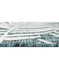 thumbnail image 5 of Unique Loom Outdoor Botanical Collection Area Rug - Palm (5' 3" Round Teal/Ivory), 5 of 6