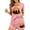 Pink, variant on purcolt Two-Piece Women's Lounge Sets Pumpkin Graphic Short Pajamas Set Halloween Loungewear Holiday Outfits