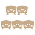thumbnail image 1 of 5 Maple Wood Violin Bridge for 4/4 Full Size Violin Fiddle Bridges Accessory, 1 of 8