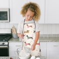 thumbnail image 4 of Colorful Funny Dachshund Kids Aprons for Girls and Boys,Adjustable Neck Strap Toddler Aprons for Kids Cooking Baking, 4 of 7