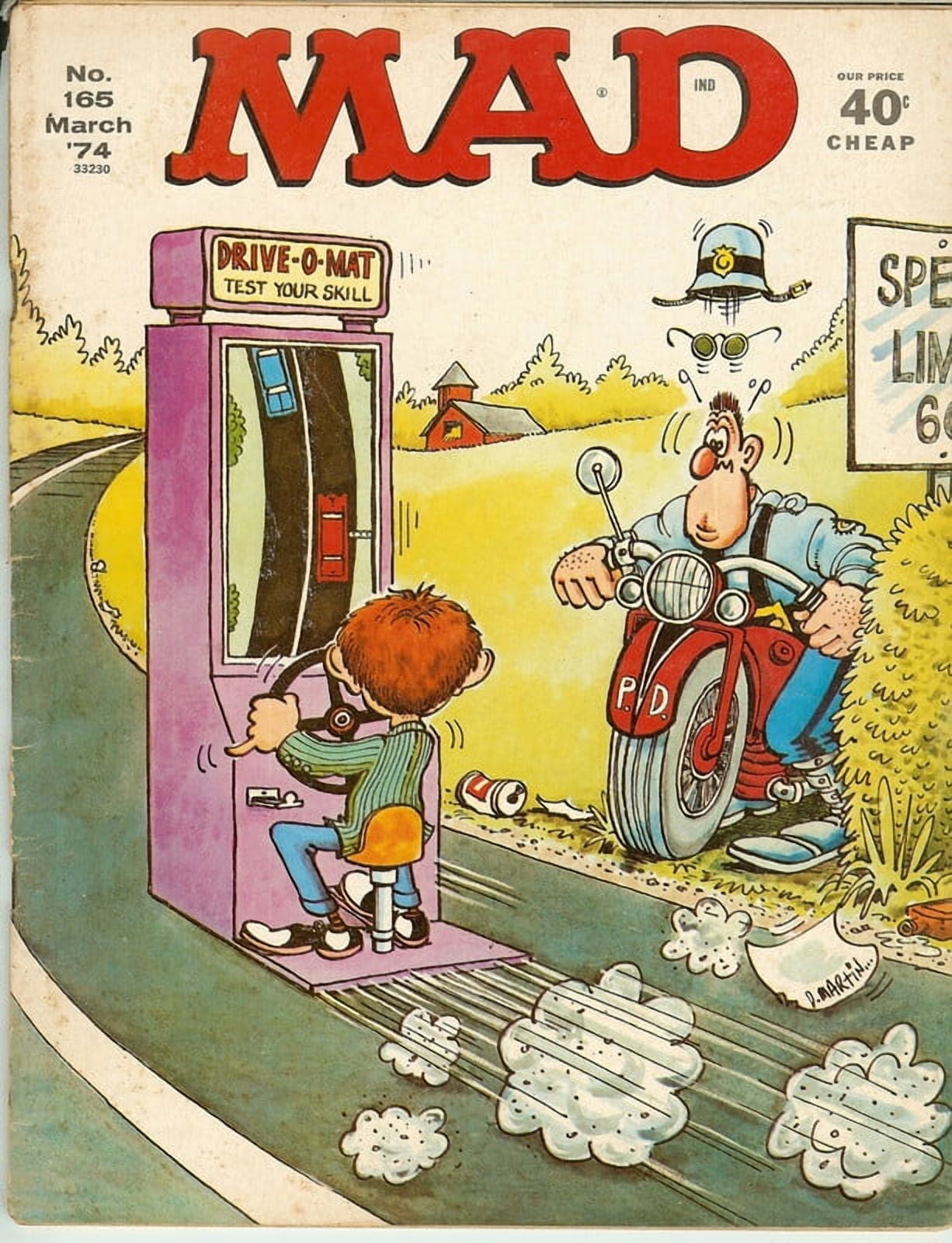 MAD Magazine Vintage Collectible #165 March 1974