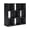 Black, variant on Signature Design by Ashley Casual Paxberry Four Cube Organizer  Whitewash