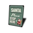 thumbnail image 4 of Santa Please Stop Here Novelty Decor, Metal Wall Sign - 10x14 Inches, 4 of 4