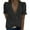 Black, variant on Spring Tops for Women Tops Breathable Fashion Womens Summer V-Neck Lace Patchwork Short Sleeve Sexy Top Blouse