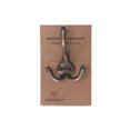 thumbnail image 2 of Crochet Mural En Fer Triple En Fer (Nickel Antique) - Ensemble De 4, 2 of 2