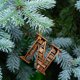 thumbnail image 5 of Adorno colgante de Navidad de acrílico de 26 letras N, 8CM Unidad, decoración personalizada del árbol de Navidad DIY, decoración colgante del árbol de Navidad, 5 of 9