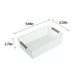 thumbnail image 3 of Cesta de Lavandería de Plástico Blanco con Asa - Organizador Multiusos para Ropa, Juguetes y Artículos Deportivos | Diseño Compacto para El Hogar, La Residencia Universitaria y Uso Doméstico, 3 of 7