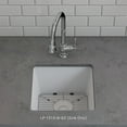 thumbnail image 5 of 15" x 15" Quartz Kitchen Sink, Single Bowl Sink, Drop-in Sink, Undermount Sink, Granite Kitchen Sink, Galaxy White Kitchen Sink, Lexicon Platinum LP-1515-W-SO, 5 of 9