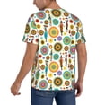 thumbnail image 2 of Lsque Beautiful African Womens Pattern Mens Polo Golf Shirts Funny Graphics Shorts Sleeve Button Shirts Baseball T-shirt-Small, 2 of 7