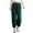Green-01, variant on REALiKUN Women's Cropped Harem Pants Cotton Linen Trousers with Elastic Waist and Pockets Loose Fit for Leisure