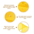 thumbnail image 3 of Burlap Wired Ribbon, 1-1/2 Inch x 10 Yards Yellow Fabric Ribbon Roll, Wire Edge Ribbon Decor, 3 of 5