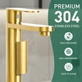 thumbnail image 6 of Akicon Gold Bathroom Faucet 1 Hole, Single Handle Bathroom Sink Faucets, 304 Stainless Steel, Bath Faucet, 6 of 10