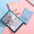 thumbnail image 5 of Map PU Leather Travel Passport Cover Multifuntional Passport Holder Multi-Card Slot for Tickets & Bank Cards Slim Portable Passport Holder, 5 of 9