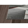 thumbnail image 4 of HR Triangle Boxes Thick Soft Plush 3D Textured Ruh 5' x 7' Area Rugs, Lava and Multicolor, 4 of 7