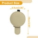 thumbnail image 4 of Clip para gafas de sol en el parasol del coche Unique Bargains, soporte magnético de cuero PU beige, 4 of 7