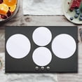 thumbnail image 6 of Stove Burner Covers, Metal Cover for Electric Gas Stove Burner,White,8 and 10 Inch,Set of 4, 6 of 8