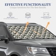 thumbnail image 7 of Picia Sea ​​Urchin 2 Piece Car Windshield Sun Shade Foldable | Foldable Sun Shield for Front Window Blocks UV Rays and Keeps Your Vehicle Cool-Medium, 7 of 7