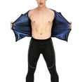 thumbnail image 4 of SHCKE Men Waist Trainer Vest Hot Tank Top Weight Loss Shapewear Zipper Sauna Sweat Body Shaper Workout Shirt, 4 of 5