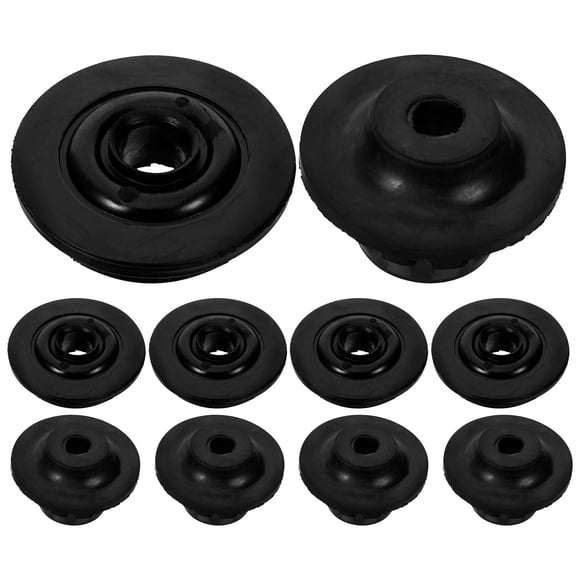 SHISUYAN 10pcs Radiator Bushing Replacement Radiator Support Rubber Pad Car Radiator Mount Bushing (Upper, Lower)
