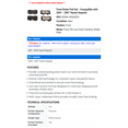 thumbnail image 2 of Front Brake Pad Set - Compatible with 2001 - 2007 Toyota Sequoia 2002 2003 2004 2005 2006, 2 of 2