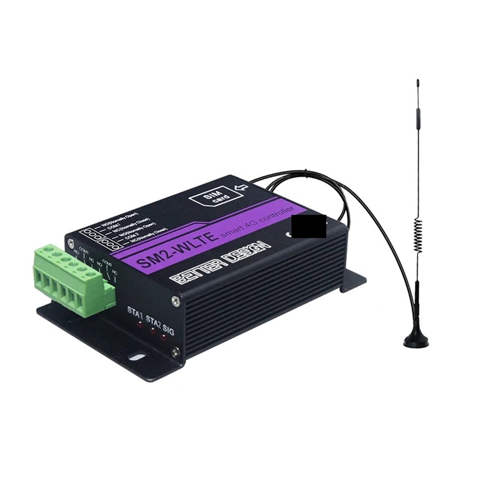 Smart Socket 4G LTE 2CH Relay Controller GSM SMS Phone Control Switch Con Temperature Y Humidity Sensor For Gate Opener