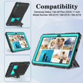 thumbnail image 4 of BMOUO Case for Samsung Galaxy Tab A11+ Plus 11" 2026 / Tab A9+ Plus 11 Inch 2023, Heavy Duty Shockproof Protective Case Cover with Kickstand , Black+Blue, 4 of 5