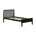 thumbnail image 3 of Max & Lily Scandinavian Twin Bed Frame, Solid Wood Platform Bed with Headboard, 3 of 7