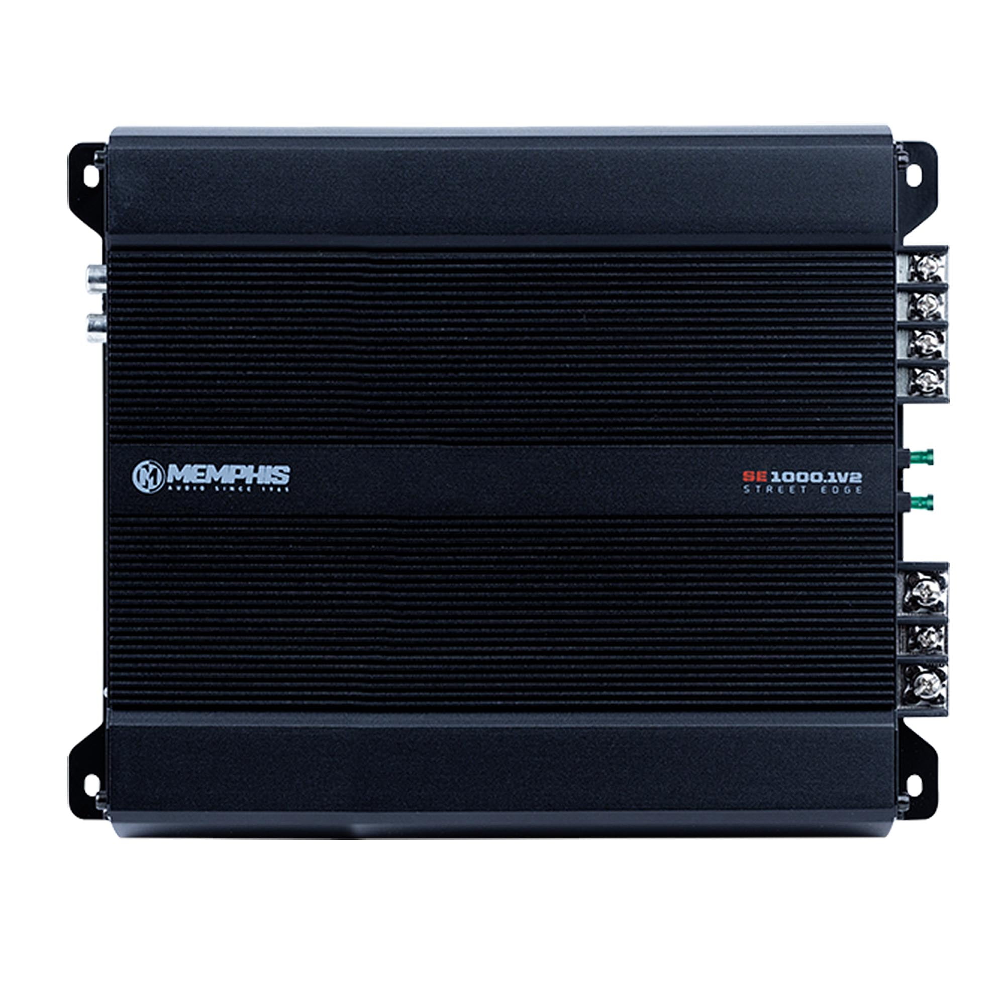 Memphis Audio SE1000.1V2 Street Edge 1000 Watt Monoblock Amplifier with 4GKIT 4-Gauge Amp Install Kit With ANL Fuse Holder and LL2BE 2-Channel Line Output Converter with Digital Bass Restoration