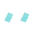 thumbnail image 1 of Naiovety 3 pulgadas 240 ranuras diseño simple titular de la tarjeta de crédito débito tarjetas de identificación carpeta álbum de fotos Verde 2piezas, 1 of 6