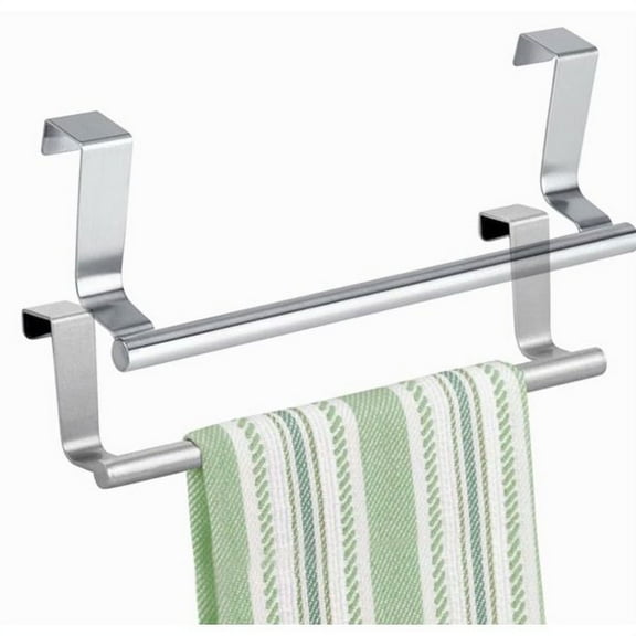 Kitchen Towel Holder Rack, Towel Rack for Cabinet, Stainless Steel Over Cabinet Towel Bar Holder, 2Pack, 14inch